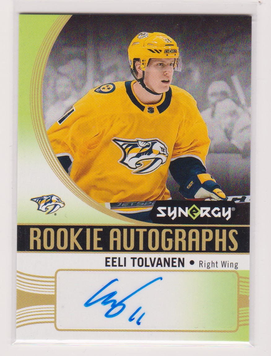 (image for) 2018-19 Synergy Autographs #AET Eeli Tolvanen RC